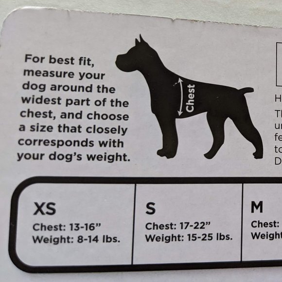 Heart to Tail Anxiety Dog Jacket-S - Picture 5 of 5